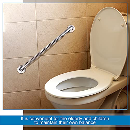 Blulu 2 Set Shower Grab Bar Stainless Steel Bathroom Grab Bar Handle Anti Slip Heavy Duty Bathtub Handle Support Balance Hand Rails for Bathroom Elderly Handicap Senior Pregnant (9 Inch) - size: 9 Inch