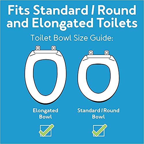 Carex Health Brands Carex E-Z Lock Raised Toilet Seat, Adds 5 Inches to Toilet Height, Elderly and Handicap Toilet Seat with Handles
