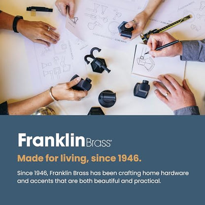 Franklin Brass Gainesville (1-Pack) Towel Hooks Satin Nickel Double Bathroom J Hooks Wall Mounted for Robes & Towels Hand Towel Hook Holder Kitchen, Bathroom Accessories GNV35-SN - color: Satin Nickel