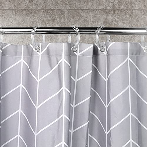 Clear Plastic Shower Curtain Rings, 12 PCS Circular Plastic Shower Curtain Hooks for Bathroom Shower Curtain Rod, Clear Shower Hooks for Shower Curtain, O Shaped Shower Rings for Curtain - color: Clear