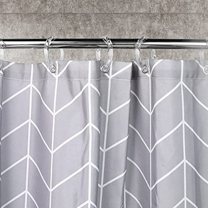 Clear Plastic Shower Curtain Rings, 12 PCS Circular Plastic Shower Curtain Hooks for Bathroom Shower Curtain Rod, Clear Shower Hooks for Shower Curtain, O Shaped Shower Rings for Curtain - color: Clear