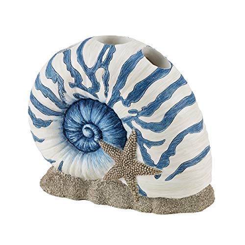 Avanti Linens – Bathroom Accessory, Resin Countertop Accessories, Oceanscape Inspired Bathroom Decor (Blue Lagoon Collection) - size: Toothbrush Holder