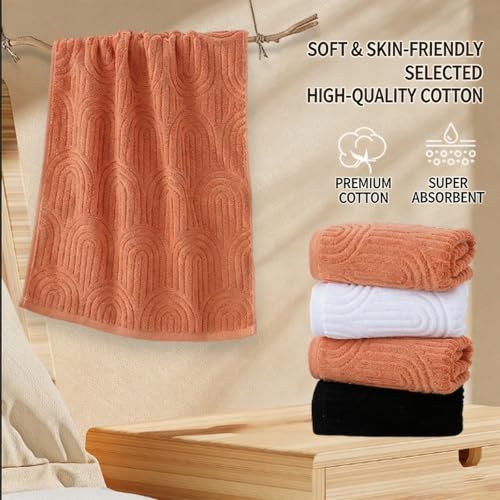 Waffles Weave Bath Towel 40X70Cm High Absorbency for Gym Hotel and Home Use in 4 Color Rapiddry Hand Towel - color: A