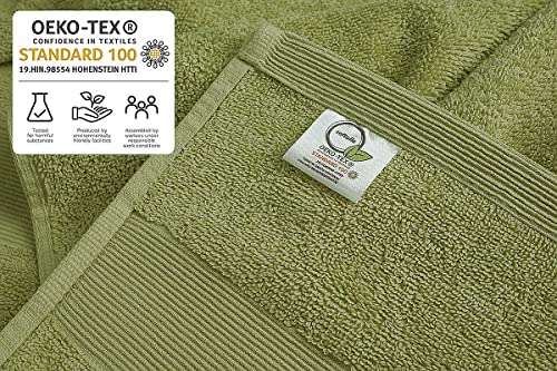 Luxury Bath Towels Set of 4 (27” x 54”) | Towels for Bathroom | Super Soft | Highly Absorbent Towels for Home, Spa, Gym (Sage Green) - color: Sage Green