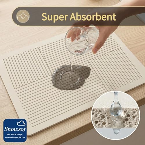 Dish Drying Mat - Absorbent Countertop Mat for Coffee Maker, Dish Rack (12''16'') - color: 05