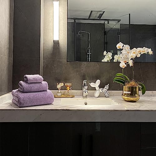 Oversized Bath Towels Extra Large 40x80 Inches Bath Sheets for Adults Super Soft Quick Dry Highly Absobent Microfiber Shower Towels (Lavender,6 Piece)… - color: Lavender 6 Piece, size: 6 Piece