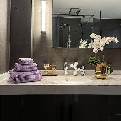 Oversized Bath Towels Extra Large 40x80 Inches Bath Sheets for Adults Super Soft Quick Dry Highly Absobent Microfiber Shower Towels (Lavender,6 Piece)… - color: Lavender 6 Piece, size: 6 Piece