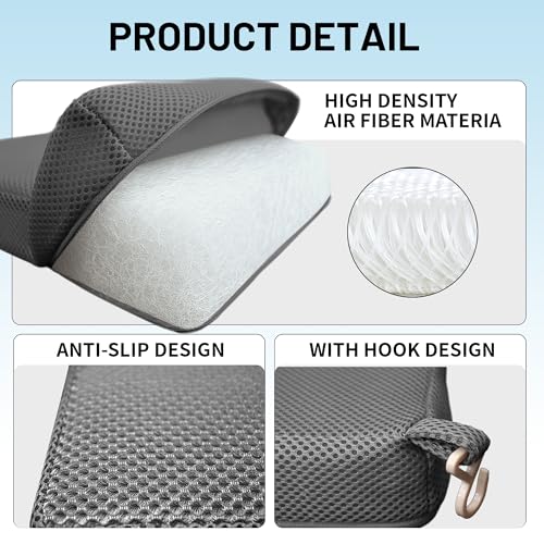 Shower Seat Cushion, Soft Chair Pad for Elderly Bathing，Easy to Clean & Quick Dry，Using 4D air Fiber Material，Suitable for Shower Seats, Poolside Rest, Dressing Room Seats