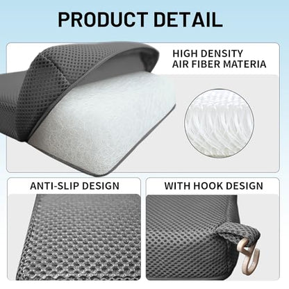 Shower Seat Cushion, Soft Chair Pad for Elderly Bathing，Easy to Clean & Quick Dry，Using 4D air Fiber Material，Suitable for Shower Seats, Poolside Rest, Dressing Room Seats