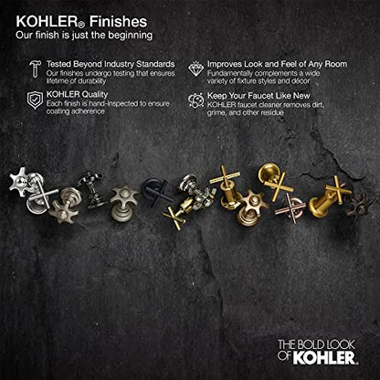 KOHLER K-33151-CP Bathroom Sink Clicker Drain w/o Overflow, Premium Metal, Corrosion Resistant, Polished Chrome - color: Polished Chrome