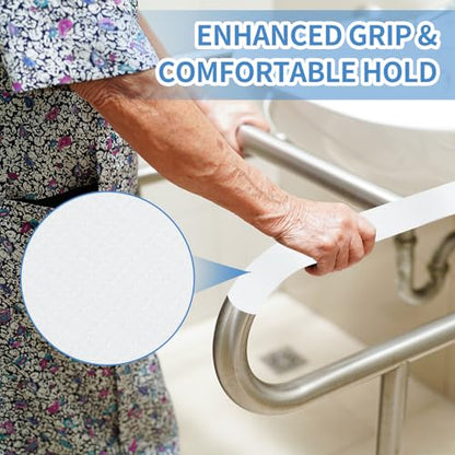 PATIKIL 1 Inch x 10 Feet Non-Slip Grip Tape, Waterproof Non-Abrasive Traction Tape Self-Adhesive Cushion Pad Strips for Handrails Game Controllers Ovens- 1 Roll (Clear) - color: Clear, size: 1 Inch x 10 Feet