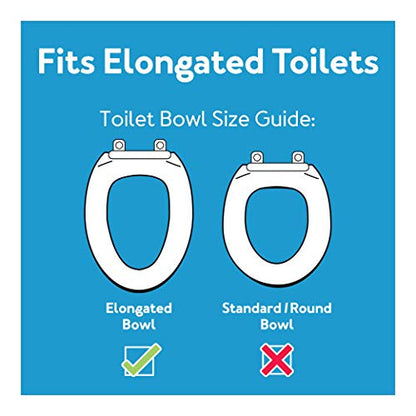 Carex 3.5 Inch Raised Toilet Seat with Arms, Elongated Toilet Seat Riser, Up to 250 lbs Capacity, Elevating & Raising Seat for Elderly & Handicap, Universal, Slip-Resistant with Padded Handles, White - size: Elongated