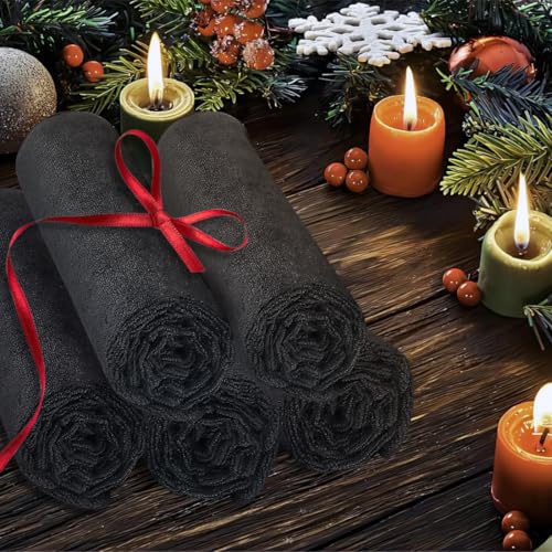 24 Pack Salon Towels - Highly Absorbent and Quick Drying Hand Towels, Premium Wash Cloths for Bathroom, Gym, Shower, Hotel, and Spa - 16x27 inch (Black) | Quick Drying Premium Wash Cloths for Bathroom, Gym, Shower, Hotel, and Spa - 16x27 inch - Black - co