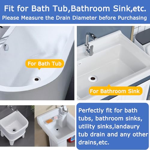 Bathroom Sink Drain Strainers for 1.1"-1.25" Depth Than 1.3" Drain Hole Catcher for Bathroom Sink,Laundry, Utility, RV Sink.Small Conical Bathroom Sink Strainer Basket - size: Recommend:1.1 inch Mouth Wide