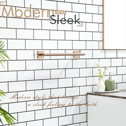 KOKOSIRI Hand Towel Bar Bathroom Towel Holder for Bath Kitchen Cabinet Towel Rails 16 Inch Champagne Bronze Stainless Steel B4005CPG-L16 - color: Champagne Bronze, size: 16-Inch