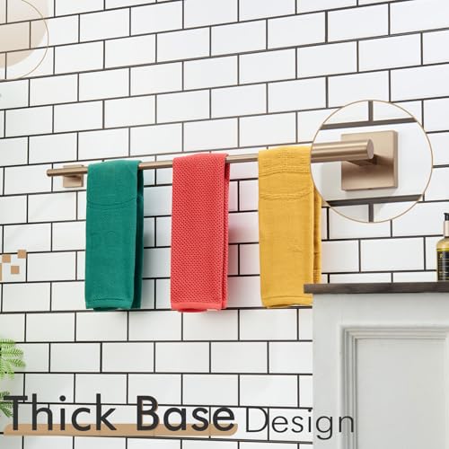 KOKOSIRI Bathroom Towel Bar 32'' Towel Holder for Bath Kitchen Cabinet Towel Rails 32 Inch Champagne Bronze Stainless Steel B4005CPG-L32 - color: Champagne Bronze, size: 32-Inch