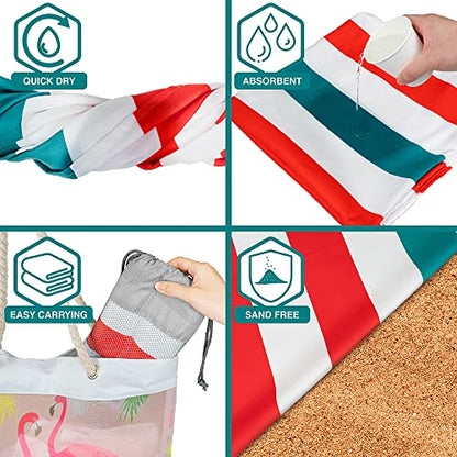 SUN CUBE Microfiber Beach Towel Quick Dry with Carry Bag, Red 78x35 Inch | Quick Dry and Free Microfiber Towel, Lightweight Packable Swim Towel for Beach, Pool, Camping, Cruise, Travel - color: Red, size: 78.00" x 35.00"