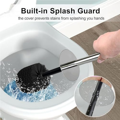 Toilet Brush and Holder Set for Bathroom, Stylish and Durable Cleaning Tool with Modern Design, Compact for Efficient Cleaning - style: 3D Floral