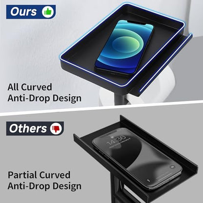 Toilet Paper Stand - Extra Heavy Duty Marble Base Toilet Paper Holder Stand - color: Marble White