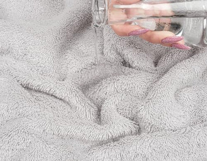 American Soft Linen 100% Cotton Luxury Turkish Towels, 6 Piece Towel Set | Soft Absorbent Quick Dry OEKO Tex Standard 100 Certificated Durable Machine Washable Premium Hotel Quality - color: Silver Gray