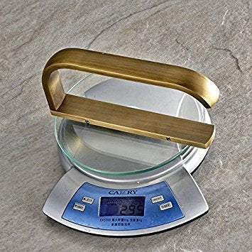 Leyden Antique Brass Toilet Paper Holder, Brass Toilet Roll Holder Bathroom Wall Mount Tissue Roll Dispenser