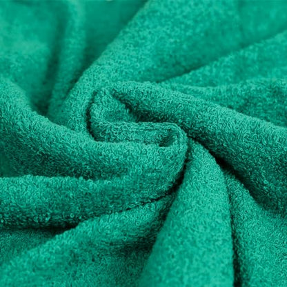 Amazon Basics 6-Piece Oversized Fade-Resistant Towel Set, 100% Cotton, Highly Absorbent, Soft, Teal, 2 Bath Towels, 2 Hand Towels, 2 Washcloths - color: Teal, size: 6-Piece Set, style: Classic