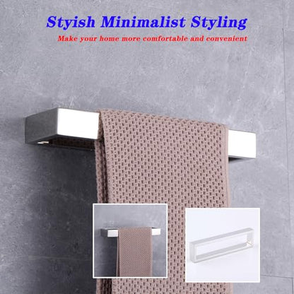 GERZWY Bathroom Hardware Hand Towel Holder SUS 304 Stainless Steel Towel Ring for Bath Kitchen Garage Heavy Duty Wall Mounted, Polished Finish HG1706-JG - color: Polished