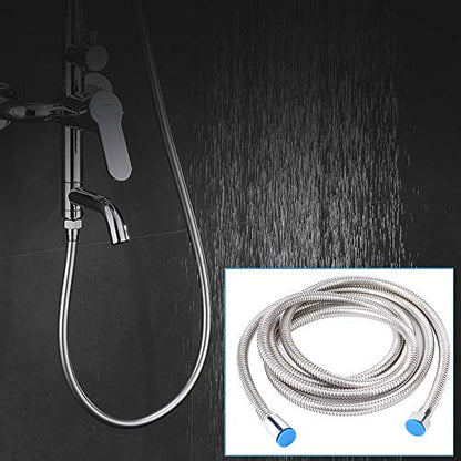 Tyenaza 3m Shower Hose, Stainless Steel Explosion Proof Long Shower Hose Replacement Bathroom Accessories