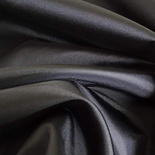 Fabric Black Shower Curtain Liner, Washable Light Weight Cloth Shower Curtains Bathroom with Bottom Weight, Water Repellent, 72x72 inch - color: Black, size: 72"W x 72"L (Pack of 1)