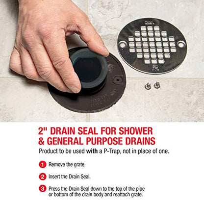 Oatey Drain Seal for 3 Inch General Purpose Floor Drain, Black - size: No Size, style: 3 Inch General Purpose Floor Drain
