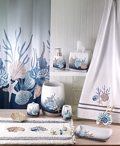 Avanti Linens - Fingertip Towel, Soft & Absorbent Cotton Towel (Blue Lagoon Collection)