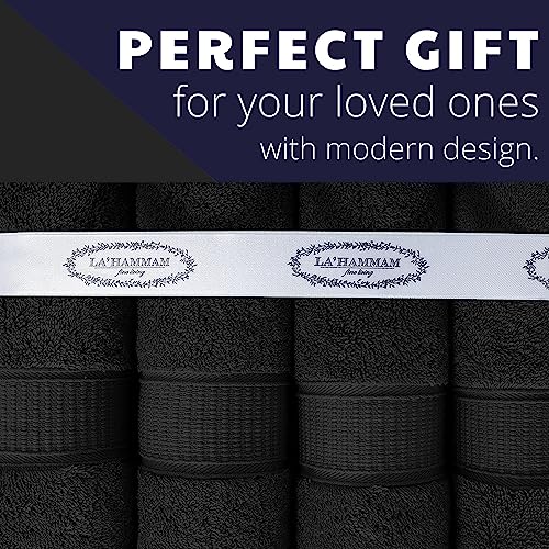Personalized Towels, Hotel & Spa Quality, Super Soft, Highly Absorbent, Bathroom Sets, 100% Cotton Monogrammed towels 3 Piece Towel Set, Includes 1 Bath Towels, 1 Hand Towels, 1 Washcloths, Black - color: Black, size: 3 Pieces Towel Set