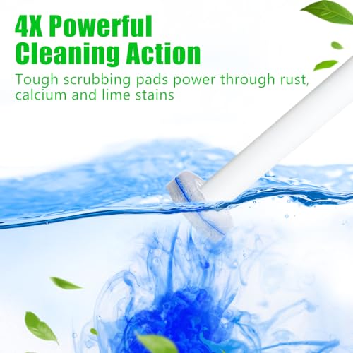 Toilet Brush for Clorox, Toilet Bowl Cleaner Refill Pads,40 Count | Compatible with Clorox Toilet System, Pre-Loaded Cleaner, 3-Layer Scrub Pads, 4X Cleaning Power ,for Toilet&Bathroom Cleaning - size: 1 Count (Pack of 40)