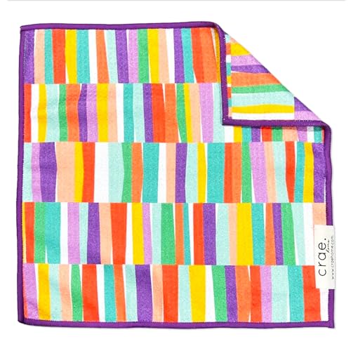 Double-Sided Microfiber Washcloths, Waffle Weave Kitchen Washcloths for Use | 12x12 Inch, Super Absorbent, Lint-Free, Fast Drying, For Cleaning Dishes, Cars & More, Durable & Soft, Color Stack Towel Set. - color: Color Stax
