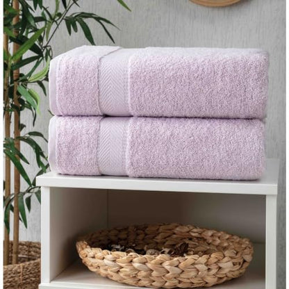 Personalized Towel Set, Custom Bath Towels with Name, Turkish Cotton Lilac | 2 Pcs Hand Towel Set, 100% Cotton, Embroidered, Monogrammed, Customized Gift For Adults, Wedding, Bridal Shower, Housewarming - color: Lilac, size: Hand Towels - 2 Piece