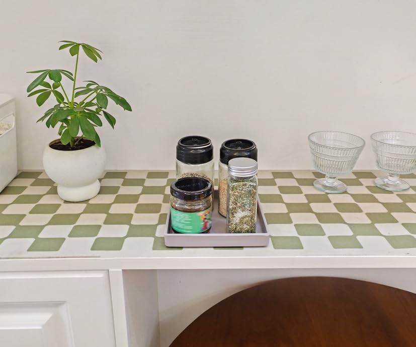 Small Mini Square Tray (5.9 inch) 3 Pack, Hard Plastic Gray Tray | 5.9"x5.9"x0.8" Tiny, Sturdy, Solid Tray, Lightweight for Coffee, Desserts, Drinks, Party, Seasoning, Perfume and Display. - color: Gray - 3 Tray, size: 5.9" x 5.9" x 0.8"