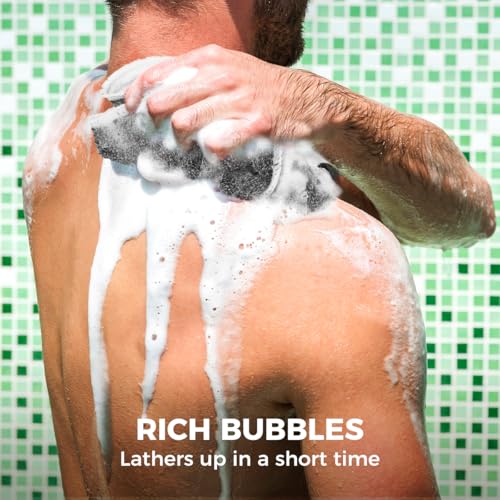 ZOMCHI 2 Count Wash Cloths, Exfoliating Washcloth with Dual Texture for Face and Body, Exfoliating Wash Cloth for Showering (Deep and Gentle) | Exfoliating Washcloth Creates Rich Lather, Quick-Drying Face Cloth, Exfoliating Wash Cloth for Showering (Deep