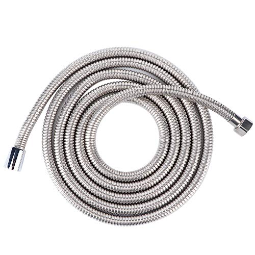 Tyenaza 3m Shower Hose, Stainless Steel Explosion Proof Long Shower Hose Replacement Bathroom Accessories