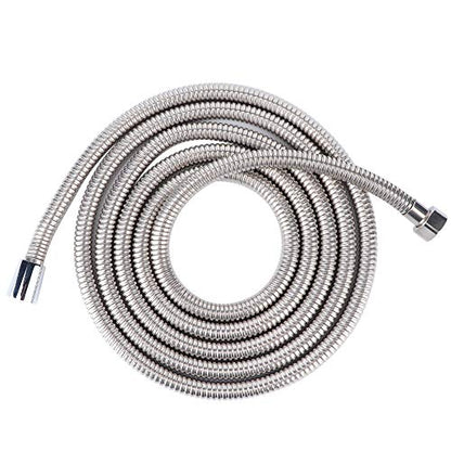 Tyenaza 3m Shower Hose, Stainless Steel Explosion Proof Long Shower Hose Replacement Bathroom Accessories
