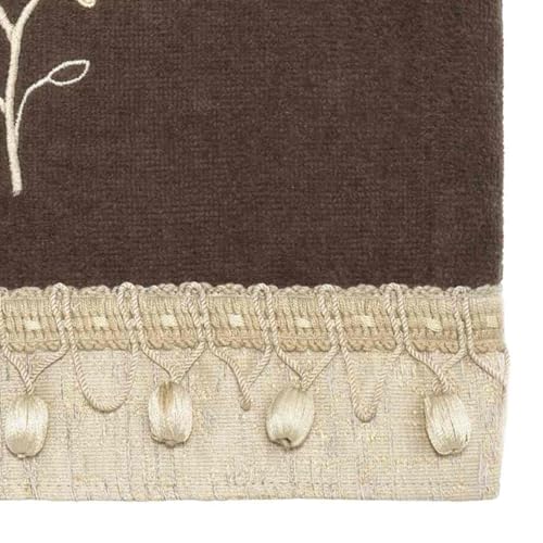 Avanti Linens - Bath Towel, Soft & Absorbent Cotton Towel (Willow Collection, Mocha) - color: Willow Mocha, size: Bath Towel