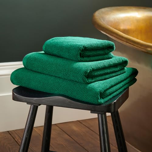 Christy Brixton 6 Piece Towel Set | Emerald Green | 100% Cotton | Ultra Soft | Super Absorbent | 600GSM | 2 Bath Sheets 2 Bath Towels 2 Hand Towels - color: Emerald, size: 2 Hand 2 Bath 2 Bath Sheet Set