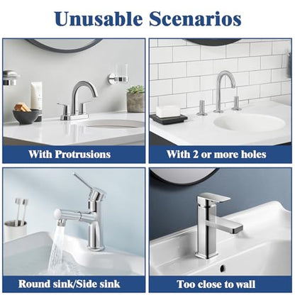 New Kitchen Sink Splash Guard,Silicone Faucet Mat Splash Catcher, Handle Drip Catcher Tray, Multipurpose for Kitchen Dish Drying Mats Sponge Holder and Bathroom Countertop Protect - color: Gray-2