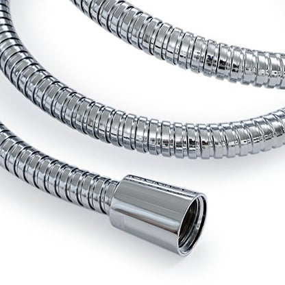 60-inch Shower Hose Replacement, 304 Stainless Steel Hand Held Shower Hose Chrome With Brass Fitting (60-inch, Chrome) - color: Chrome, size: 60inches