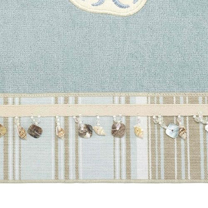Avanti Linens - Bath Towel, Soft & Absorbent Cotton Towel (By the Sea Collection, Mineral) - color: Mineral, size: Bath Towel