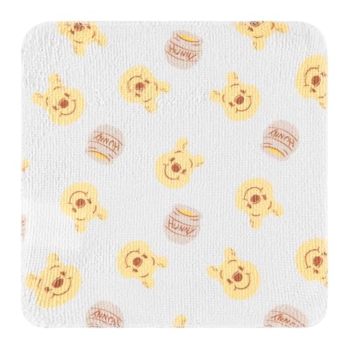 Disney Baby Washcloths 12 Pack – Ultra Soft Baby Wash Cloths, Lilo & Stitch (Stitch & Angel), Winnie the Pooh & Mickey Mouse, Absorbent Newborn Bath Essentials - color: Winnie the Pooh I
