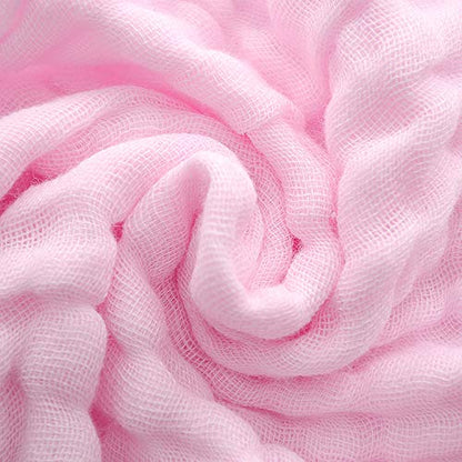 Baby Washcloths - Natural Cotton Baby Wipes - Soft Newborn Face Towel for Sensitive Skin - 10 Pack, 12x12 inches - color: Pink