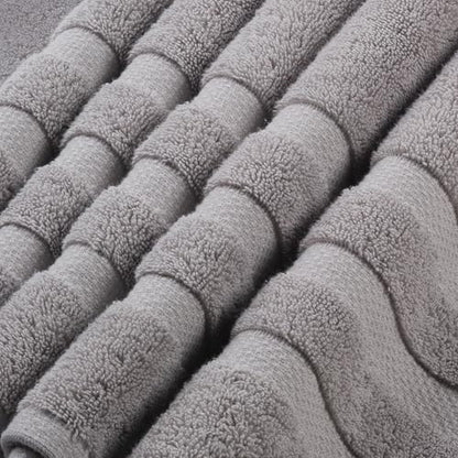SOFE H&L | Olea Luxury Turkish Cotton Hand Towels Set of 4 Cool Gray | Premium, Soft, Durable, Absorbent | Hotel Quality Plush Towels and Thick Towel Sets - color: Cool Gray, size: Set of 4 (4 Hand Towels)