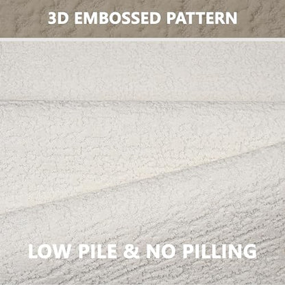 Bathroom Mat Quick Dry Low Profile Washable Bathroom Rugs | Non Slip Bath Rugs Ultra Thin Bath Mat Fit Under Door, Cream White, 17" × 32" - color: Cream, size: Medium(17"x 32")