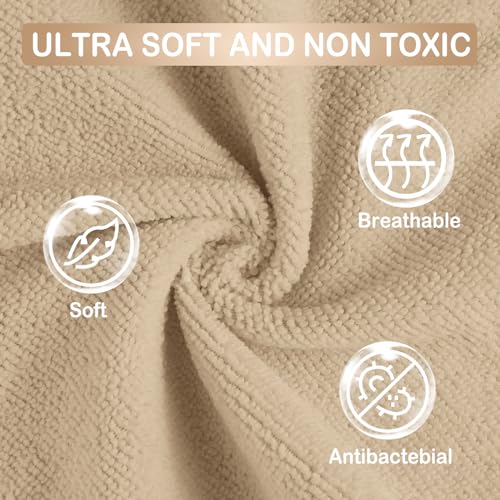softan Baby Washcloths, 24Pack Baby Wash Cloths Extra Soft & Ultra Absorbent, Baby Towels Face Towel Unisex for Boys Girls Face & Body, Washclothes Gentle on Sensitive Skin, 9''x 9'' Bear - color: Bear