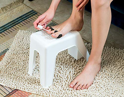 Demi's Home Shower Foot Rest - Pedicure Foot Rest - White - (Supplies Not Included) - color: White